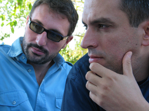 Fabio Grassadonia e Antonio Piazza, registi e sceneggiatori siciliani, al Festival di Cannes 2010 con Rita.