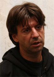 Luigi Sardiello sul set del film 