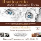 "Il Sottoscritto", anteprima a Cuneo il 26 novembre