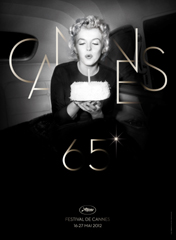 Marilyn Monroe sul manifesto di Cannes 65