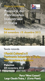 A Palermo la rassegna Percorsi del Patrimonio Industriale in Italia