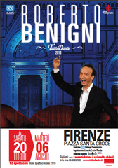 TuttoDante 2013 - Il ritorno di Roberto Benigni, a Firenze dal 20 luglio al 6 agosto