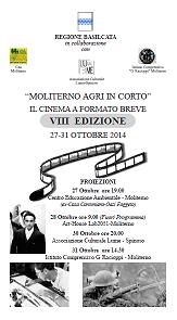 Dal 27 al 31 ottobre 2014 l'VIII edizione del Moliterno Agri(In)Corto