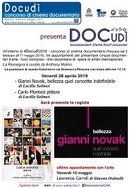 DOCUDI' 2019 - Il 26 aprile appuntamento con i documentari sull'arte di Lucilla Salimei