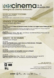 RES CINEMA  - RASSEGNA DI CINEMA RESTAURATO - Dal 16 al 18 dicembre a Napoli