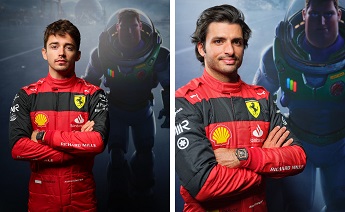 LIGHTYEAR - LA VERA STORIA DI BUZZ - I piloti Ferrari nella versione italiana e spagnola del film