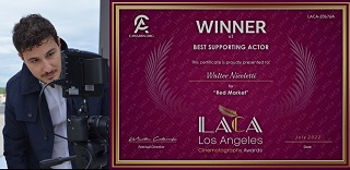 LOS ANGELES CINEMATOGRAPHY AWARDS - Premio miglior attore a Walter Nicoletti