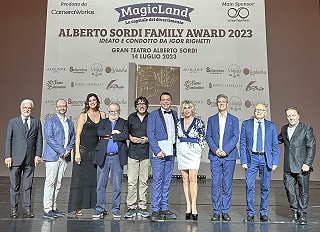 ALBERTO SORDI FAMILY AWARD 2023 - A Avati, Ballantini, Beccati, Isoardi, MezzoSangue, Petrecca e Pucci