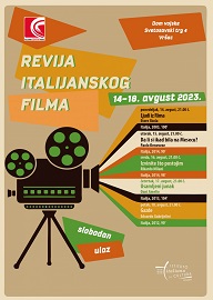 GIORNATE DEL CINEMA ITALIANO A VRSAC 2023 - Dal 14 al 18 agosto