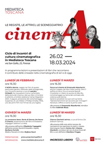 CINEMA. LE REGISTE, LE ATTRICI, LE SCENEGGIATRICI - Alla Mediateca Toscana un ciclo di incontrii sul cinema