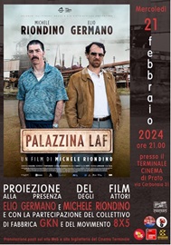 PALAZZINA LAF - Il 21 febbraio Michele Riondino ed Elio Germano presentano il film a Prato