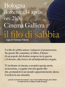 IL FILO DI SABBIA - Anteprima a Bologna del documentario di Tommaso Valente