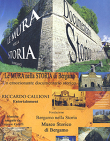 locandina di "Le Mura nella Storia di Bergamo"