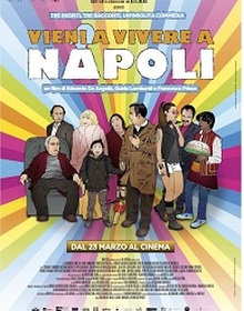 locandina di "Vieni a Vivere a Napoli!"