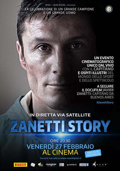 locandina di "Zanetti Story - Javier Zanetti capitano da Buenos Aires"