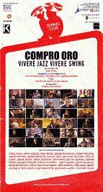 locandina di "Compro Oro - Vivere jazz, vivere swing"