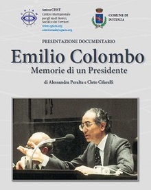 locandina di "Emilio Colombo. Memorie di un Presidente"