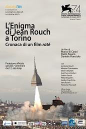 locandina di "L'Enigma di Jean Rouch a Torino - Cronaca di un Film Ratè"
