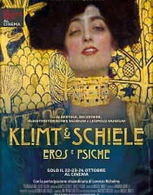locandina di "Klimt & Schiele. Eros e Psiche"