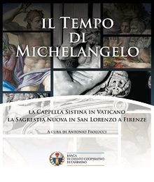 locandina di "Il Tempo di Michelangelo. La Cappella Sistina in Vaticano"