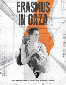 locandina di "Erasmus in Gaza"
