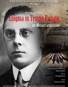 locandina di "Enigma in Tempo Rubato, un Mozart Argentino"