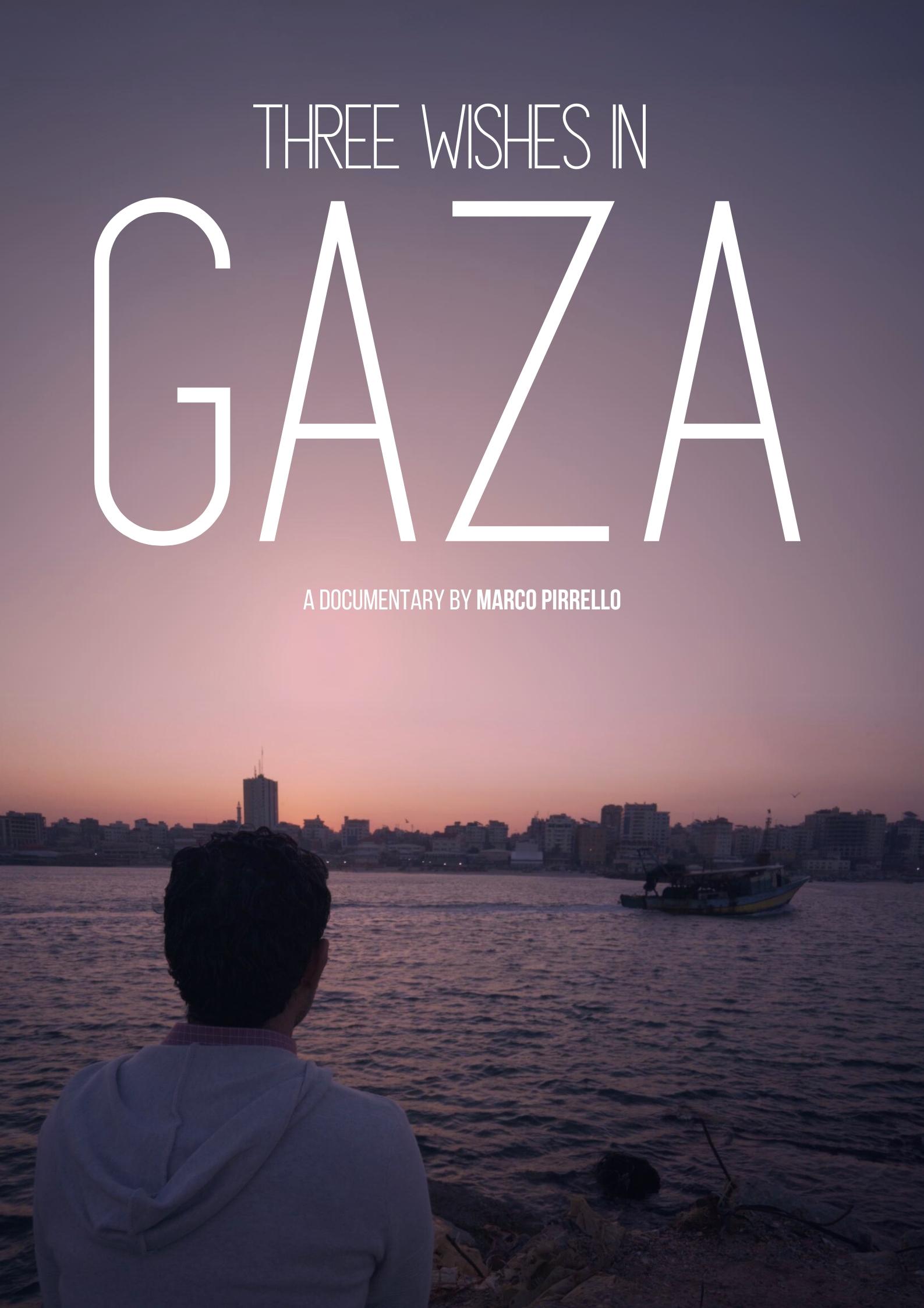 locandina di "Three Wishes in Gaza"